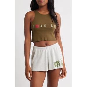 NEW BOYS LIE cadet bee gee tank top in brown